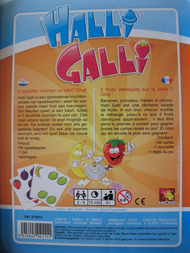 regle Halli Galli jeu de société