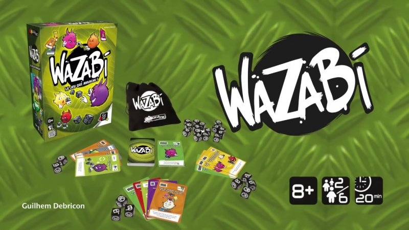 Gigamic Wazabi Extension Supplément Piment - Espansione Di Gioco Con Nuovi Dadi E Carte, Fino A 8 Giocatori